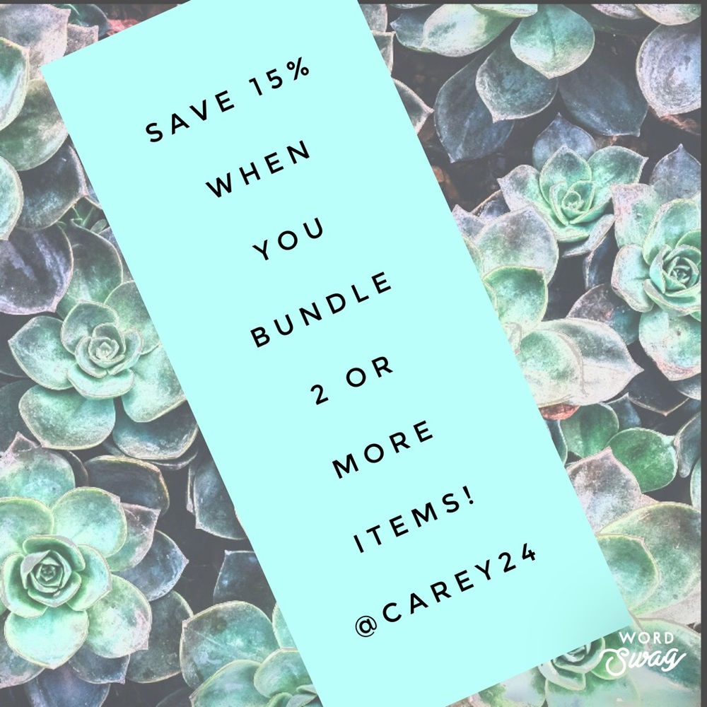 SAVE 15% ON BUNDLES!